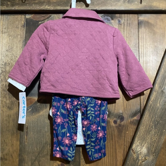 NWT Carters Baby 3 Piece Set, size 3 months, smoke free home - Picture 4 of 4